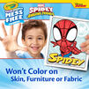 Color Wonder Spidey and Amazing Friends Coloring Pages and Markers won't color on skin, furniture or fabric.